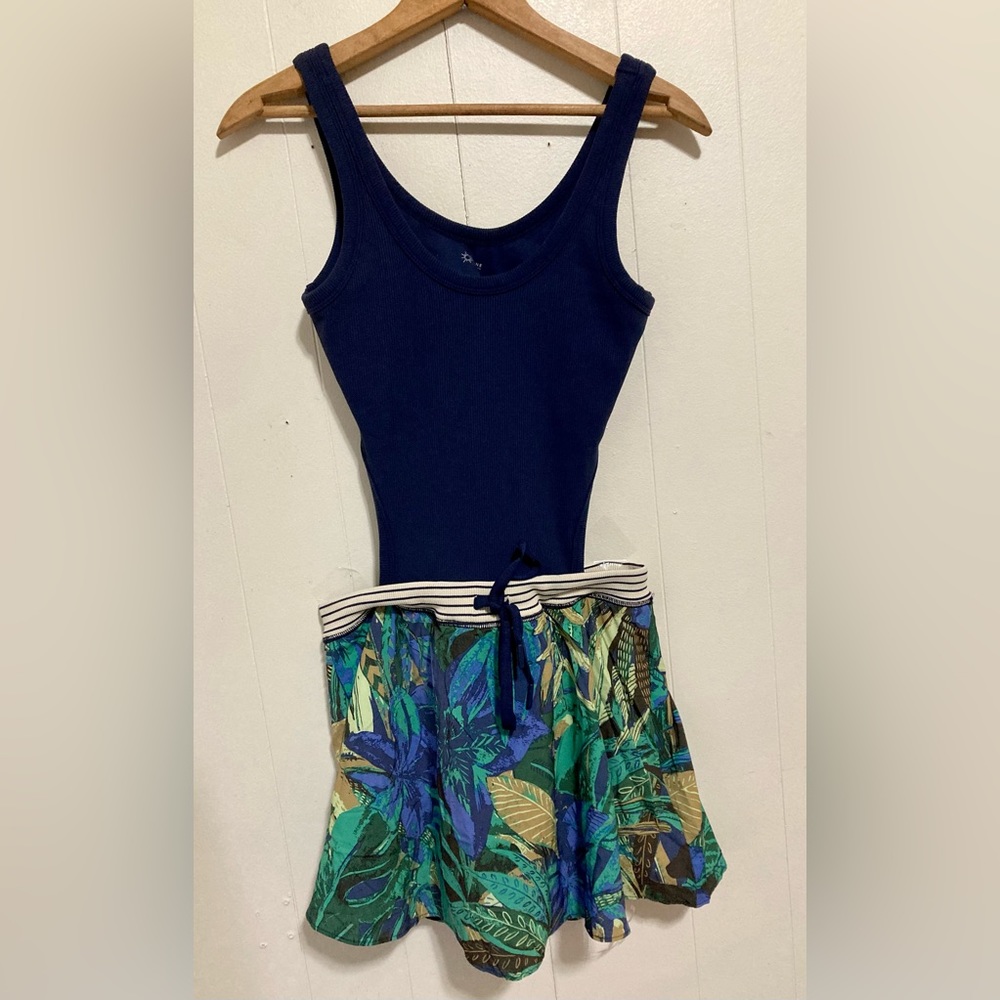 Aerie Active Romper Dress Mini Skort One Piece Tropical Cut Out Medium - Picture 5 of 13